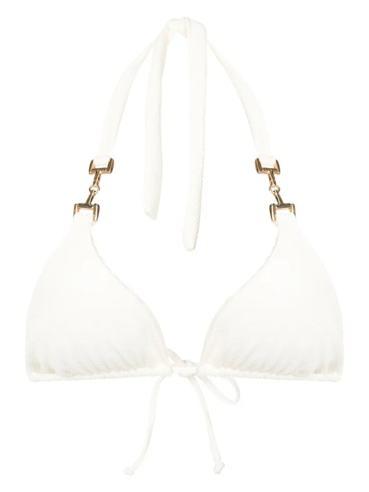 Triangle-Cup Halterneck Bikini Top