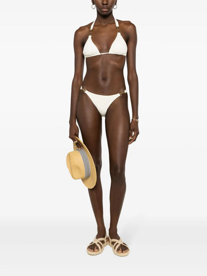 Triangle-Cup Halterneck Bikini Top