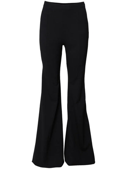 High-Waist Flared Trousers