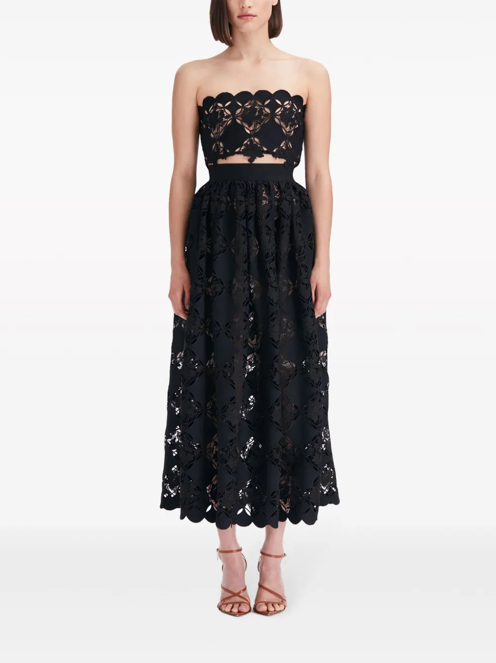 Gardenia Guipure Eyelet Bandeau