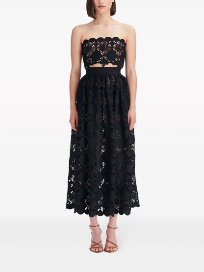 Gardenia Guipure Eyelet Bandeau