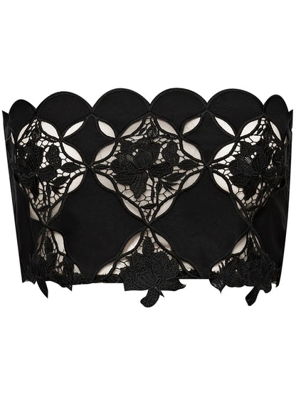 Gardenia Guipure Eyelet Bandeau