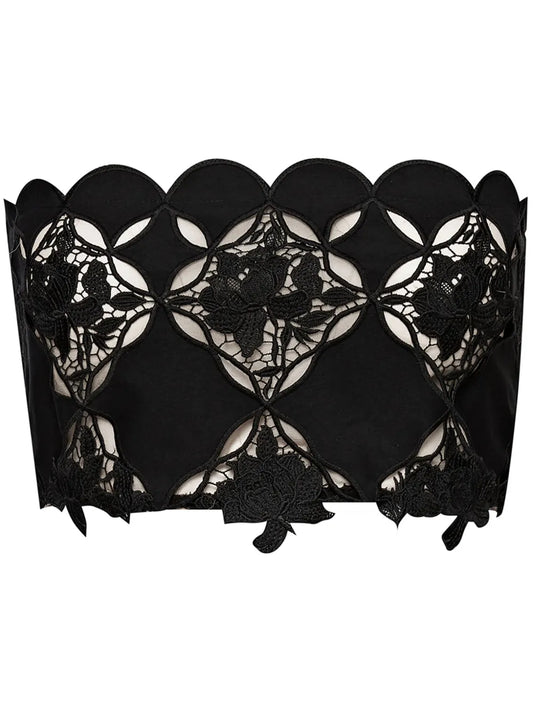 Gardenia Guipure Eyelet Bandeau