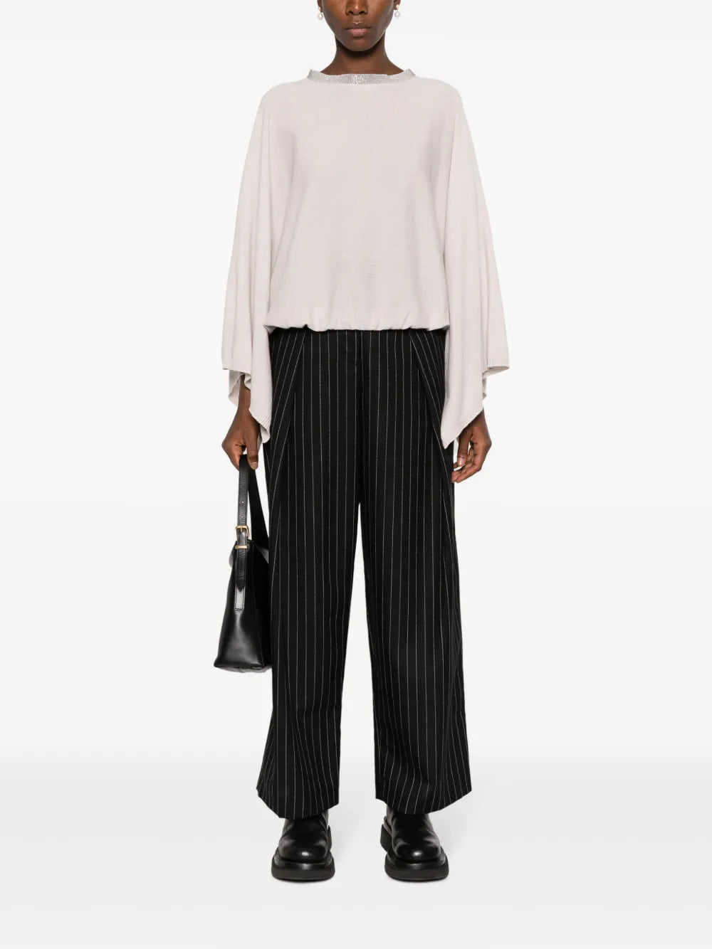 Bead-Embellished Cashmere Jumper