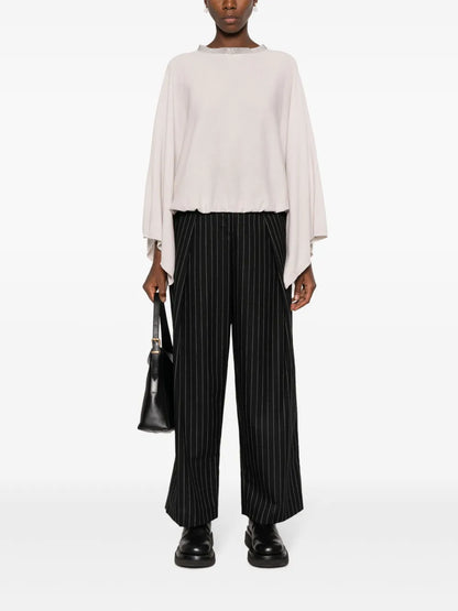 Bead-Embellished Cashmere Jumper