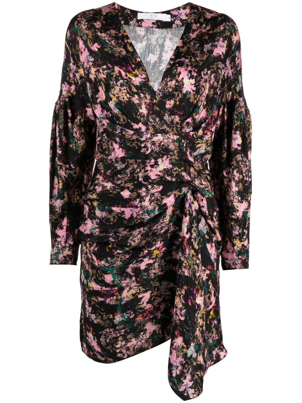 Printed Silk-Blend Dress