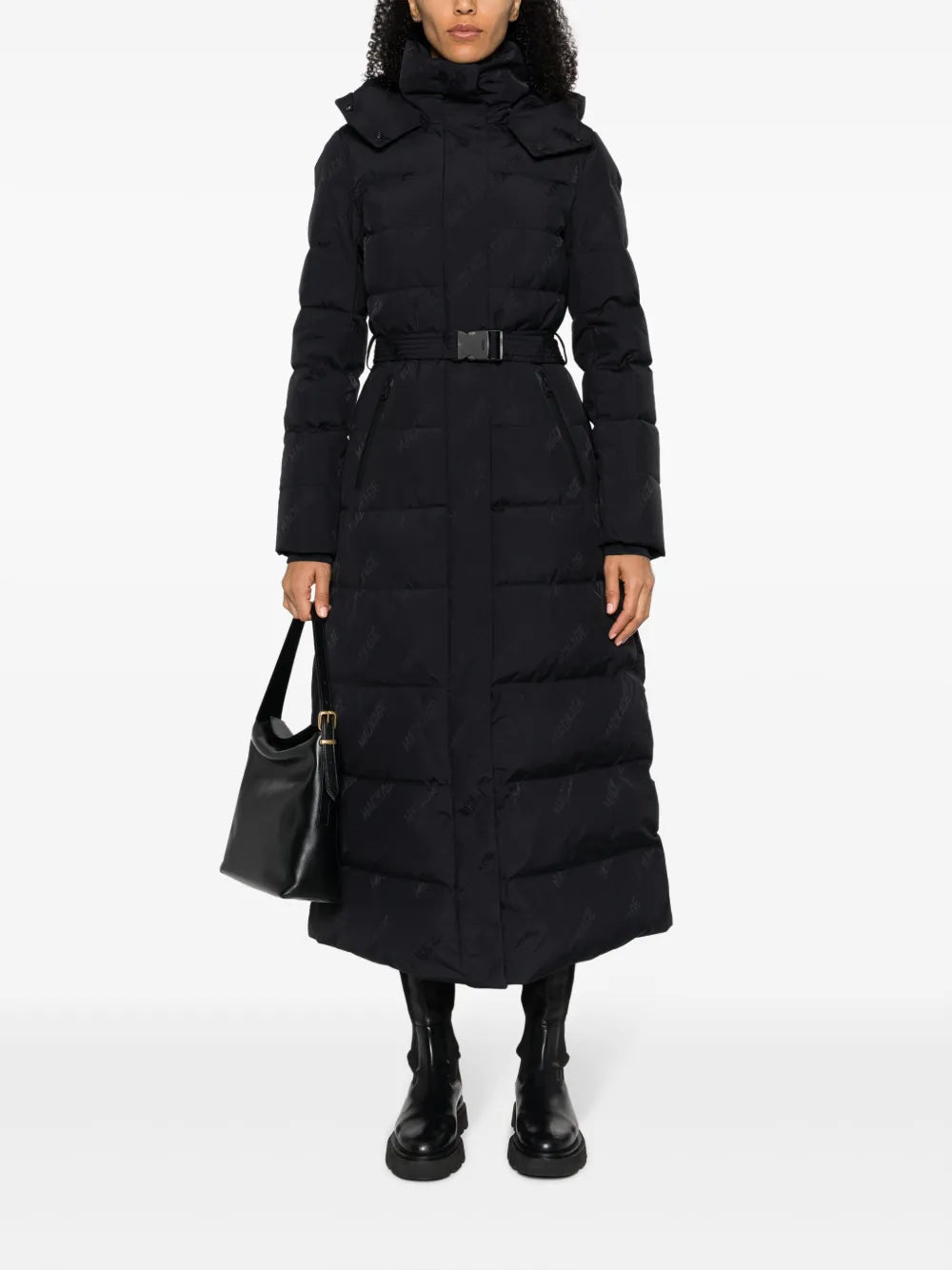 Padded Hooded Maxi Coat