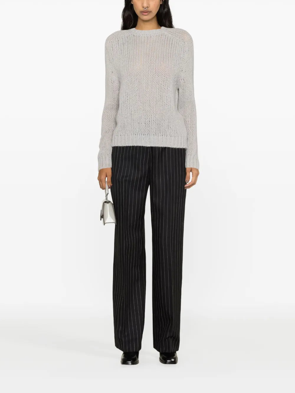 Alpaca Wool-Blend Crew-Neck Jumper