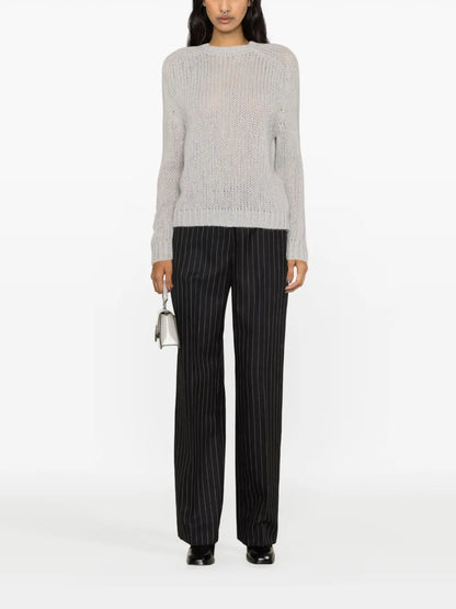 Alpaca Wool-Blend Crew-Neck Jumper