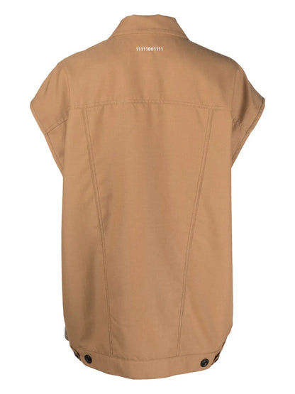 Chest-Pocket Button-Up Gilet