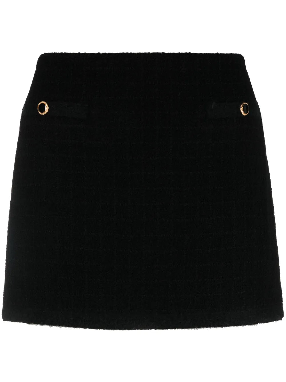 Bouclé Virgin Wool-Blend Miniskirt