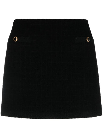 Bouclé Virgin Wool-Blend Miniskirt