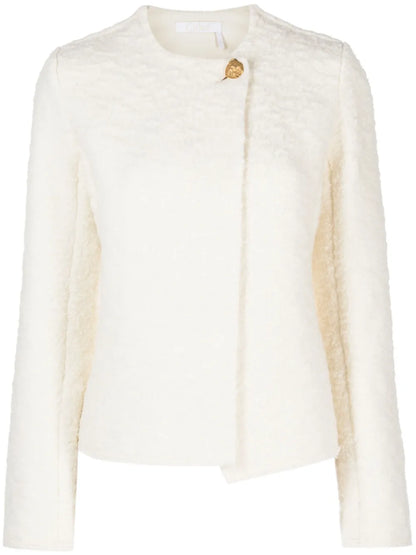 Textured Wool-Blend Jacket