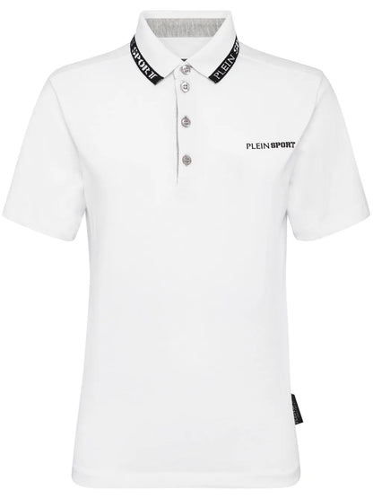 Logo-Print Cotton Polo Shirt
