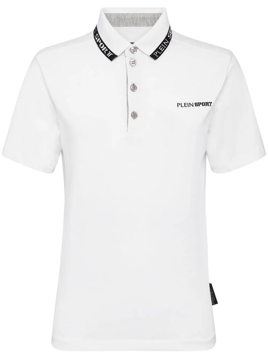 Logo-Print Cotton Polo Shirt