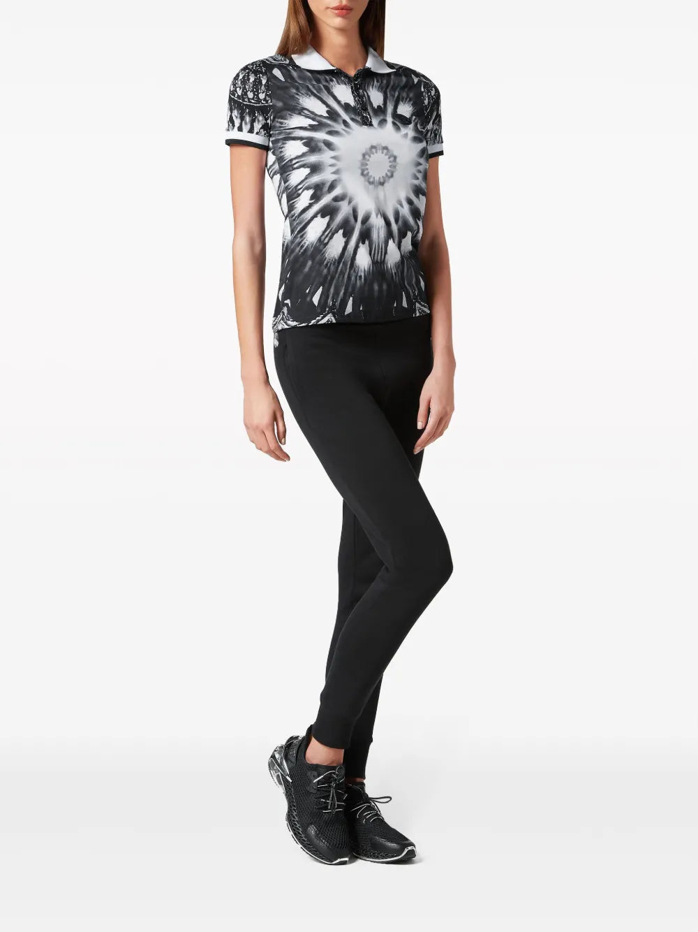 Graphic-Print Cotton Polo Shirt