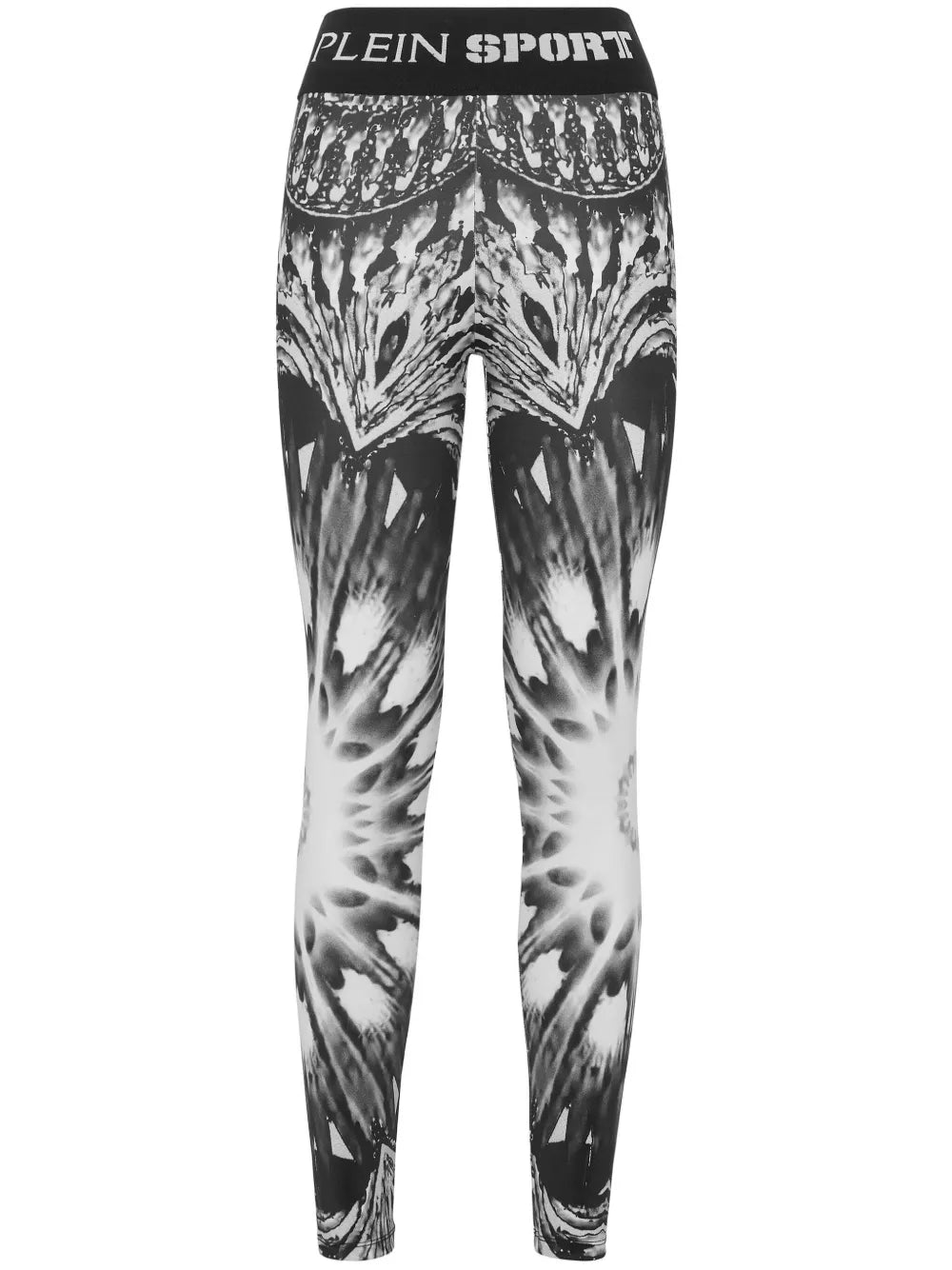 Abstract-Print Skinny Leggings