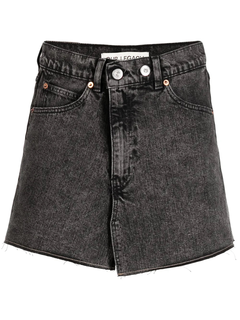 Cover Denim Miniskirt