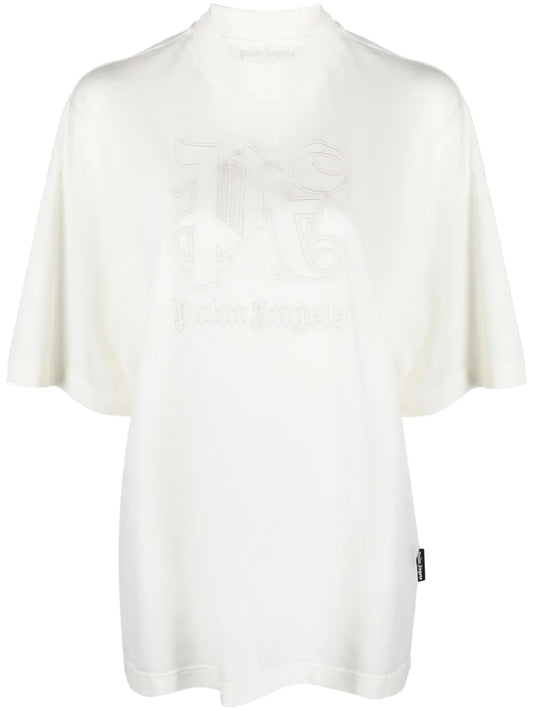 Monogram-Print Cotton T-Shirt