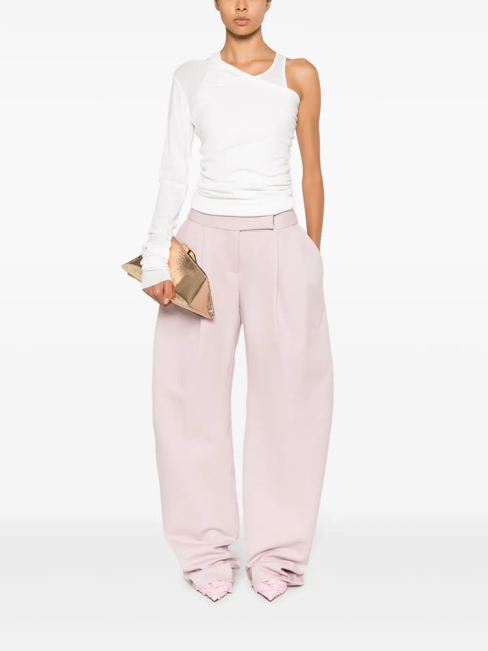 Tailored Wide-Leg Trousers