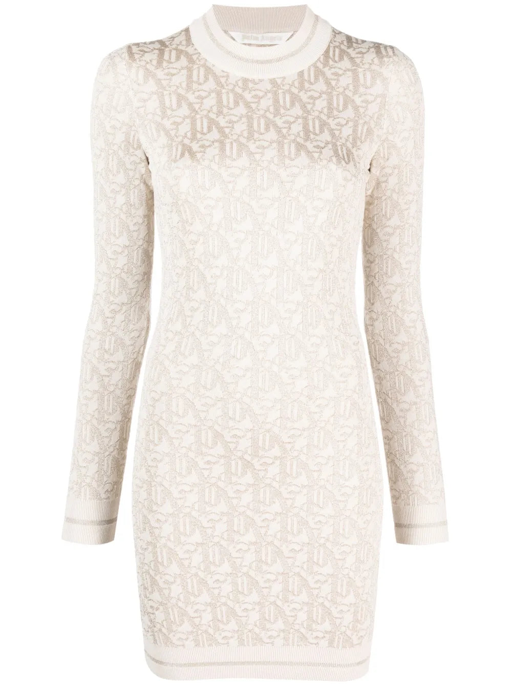 Monogram-Jacquard Knitted Minidress