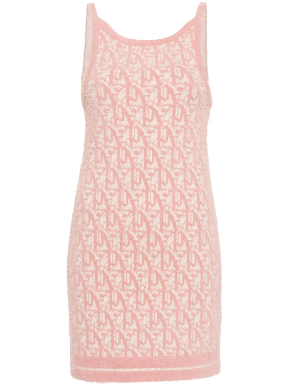 Monogram-Jacquard Knitted Minidress