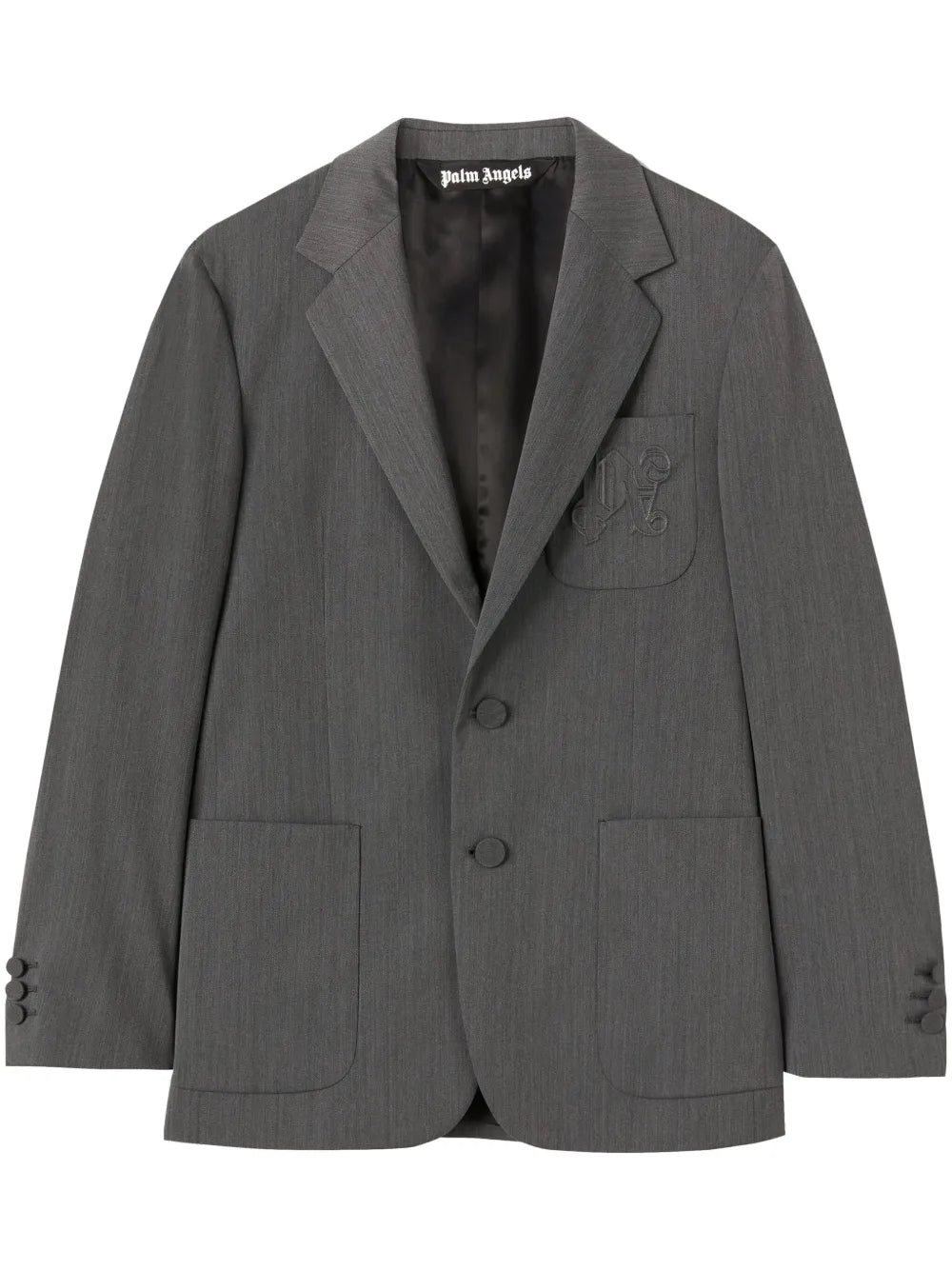 Logo-Embroidered Blazer