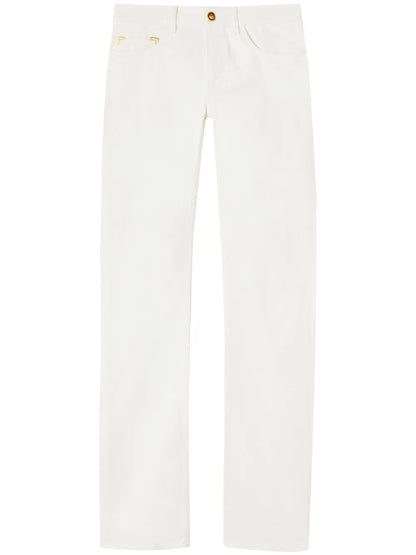 Monogram Straight-Leg Jeans