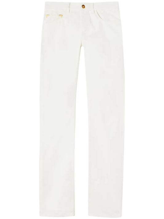 Monogram Straight-Leg Jeans