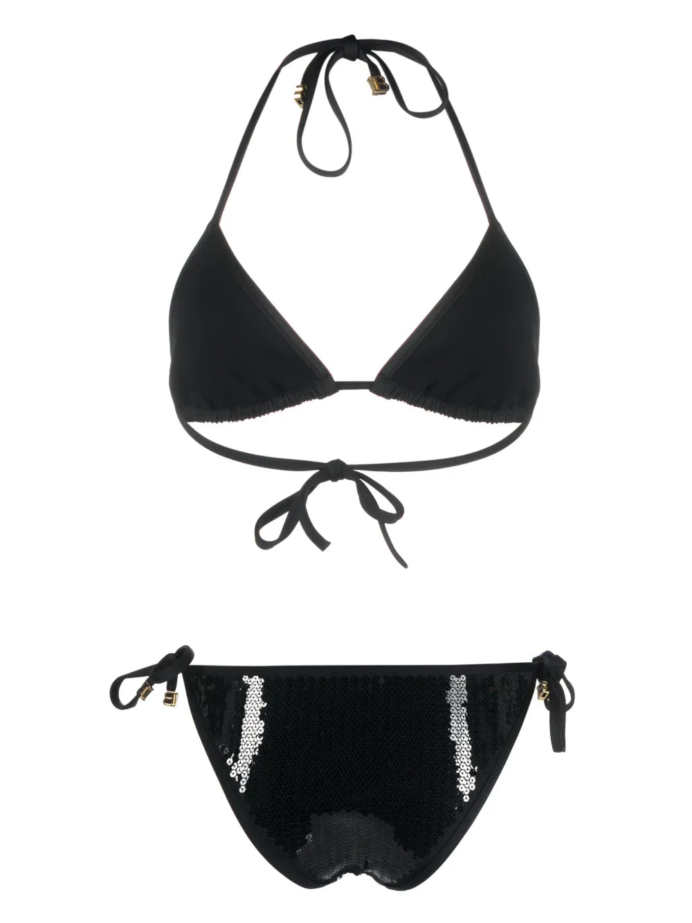 B Sequinned Triangle Bikini