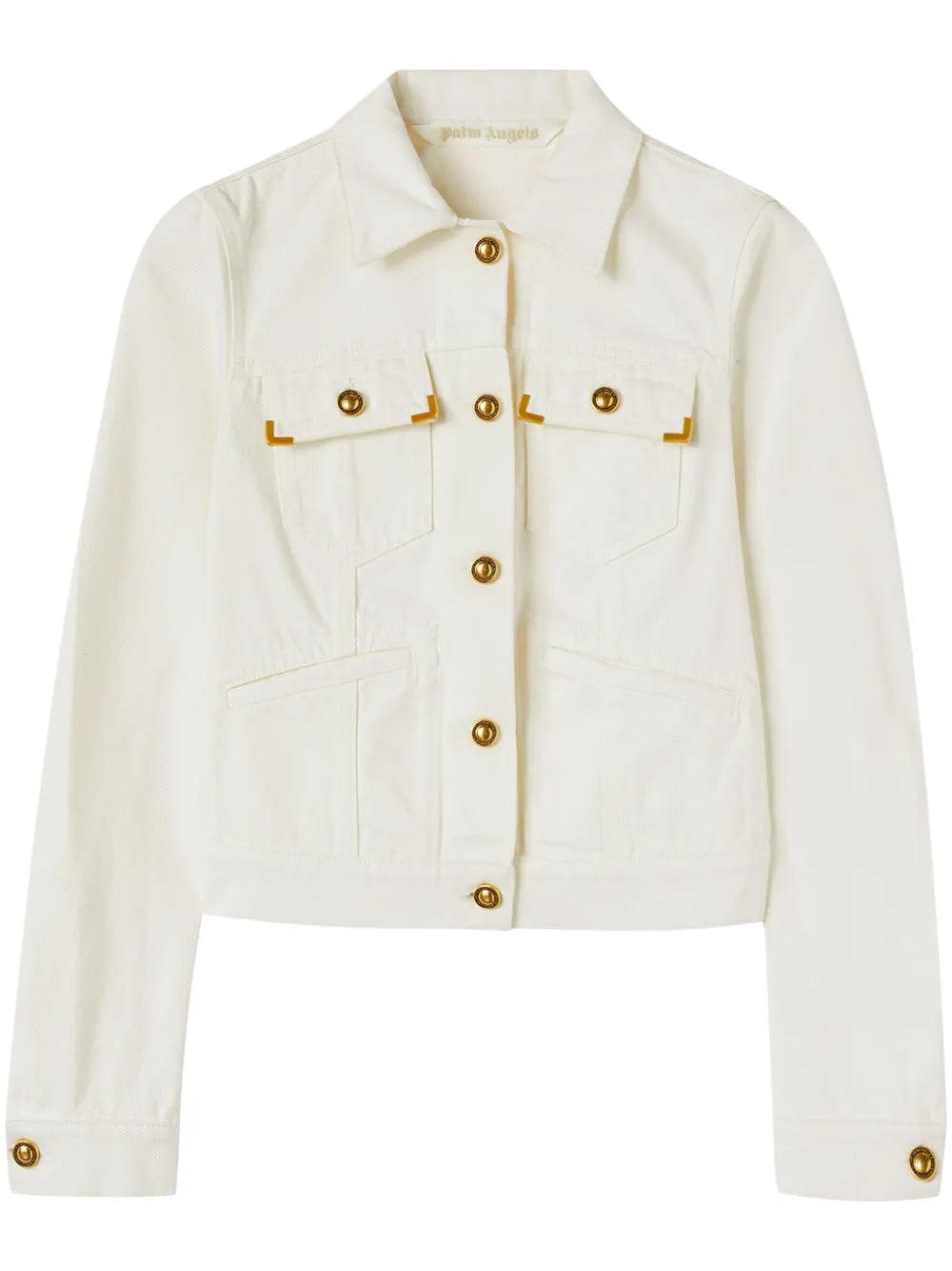 Spread-Collar Denim Jacket