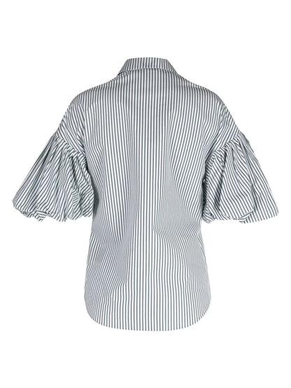 Striped Crystal-Embellished Shirt