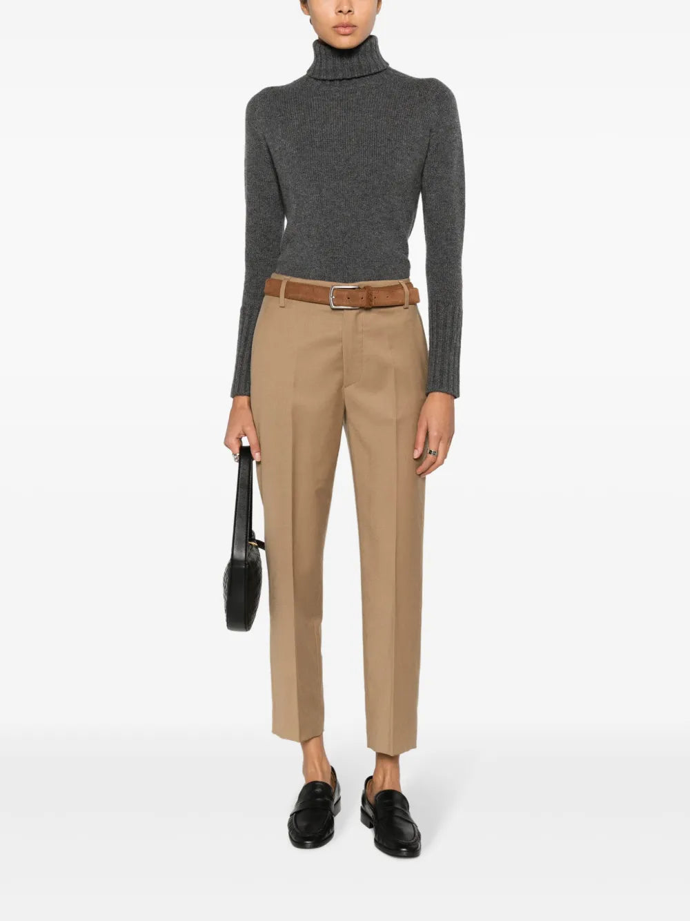 Nima Cropped Flannel Trousers