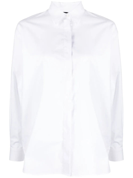 Logo-Embroidered Cotton Shirt
