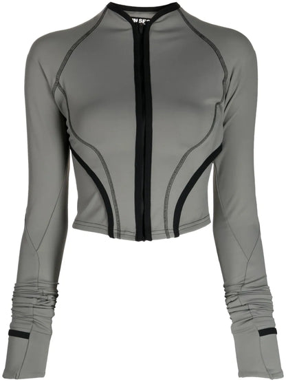 Long-Sleevee Cropped Top