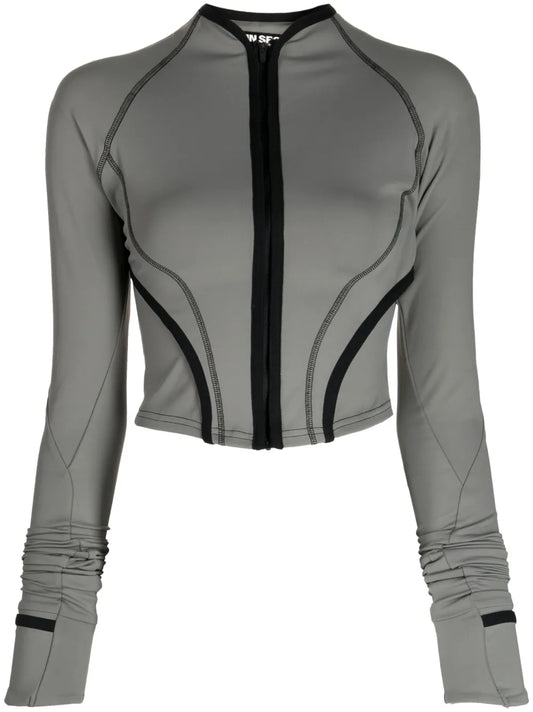 Long-Sleevee Cropped Top