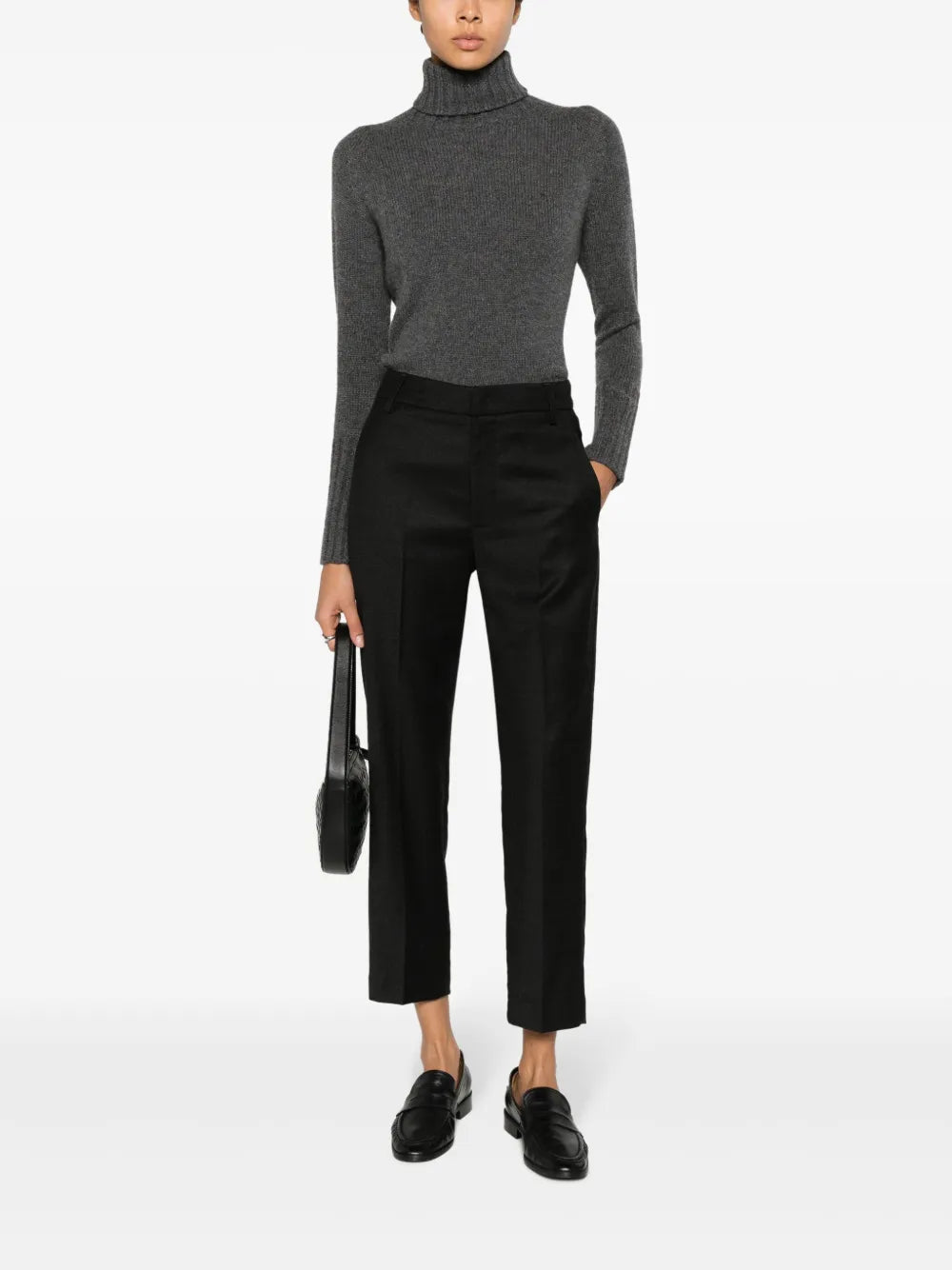 Nima Cropped Flannel Trousers