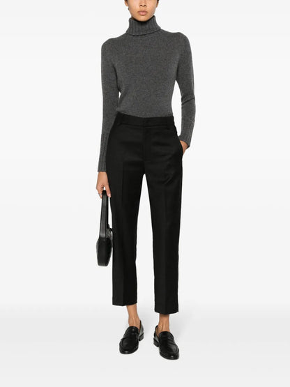 Nima Cropped Flannel Trousers