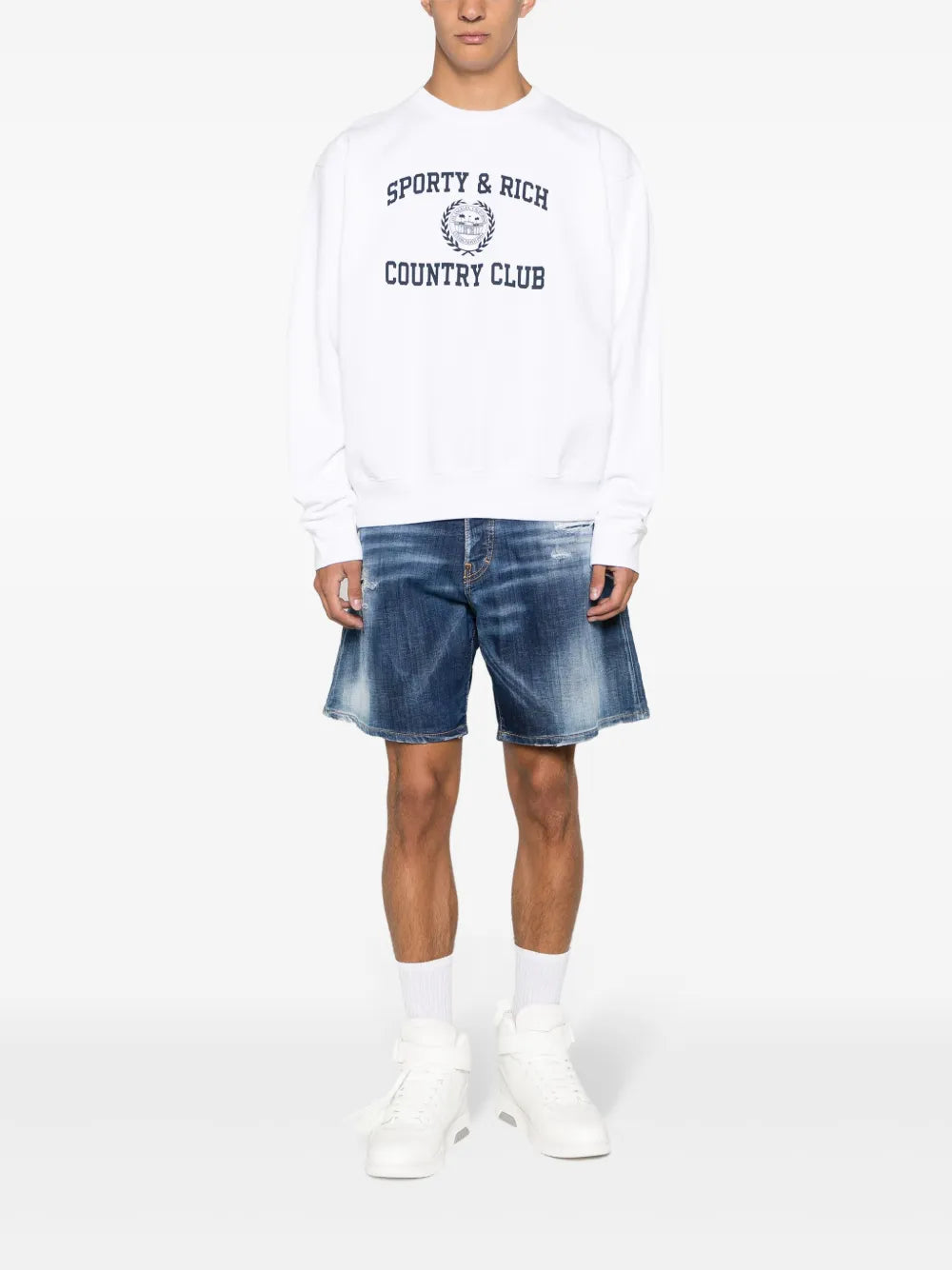 Logo-Print Cotton Sweatshirt