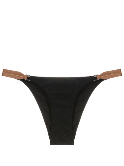 Elasticated-Waist Bikini Bottoms