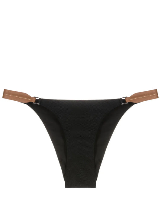 Elasticated-Waist Bikini Bottoms