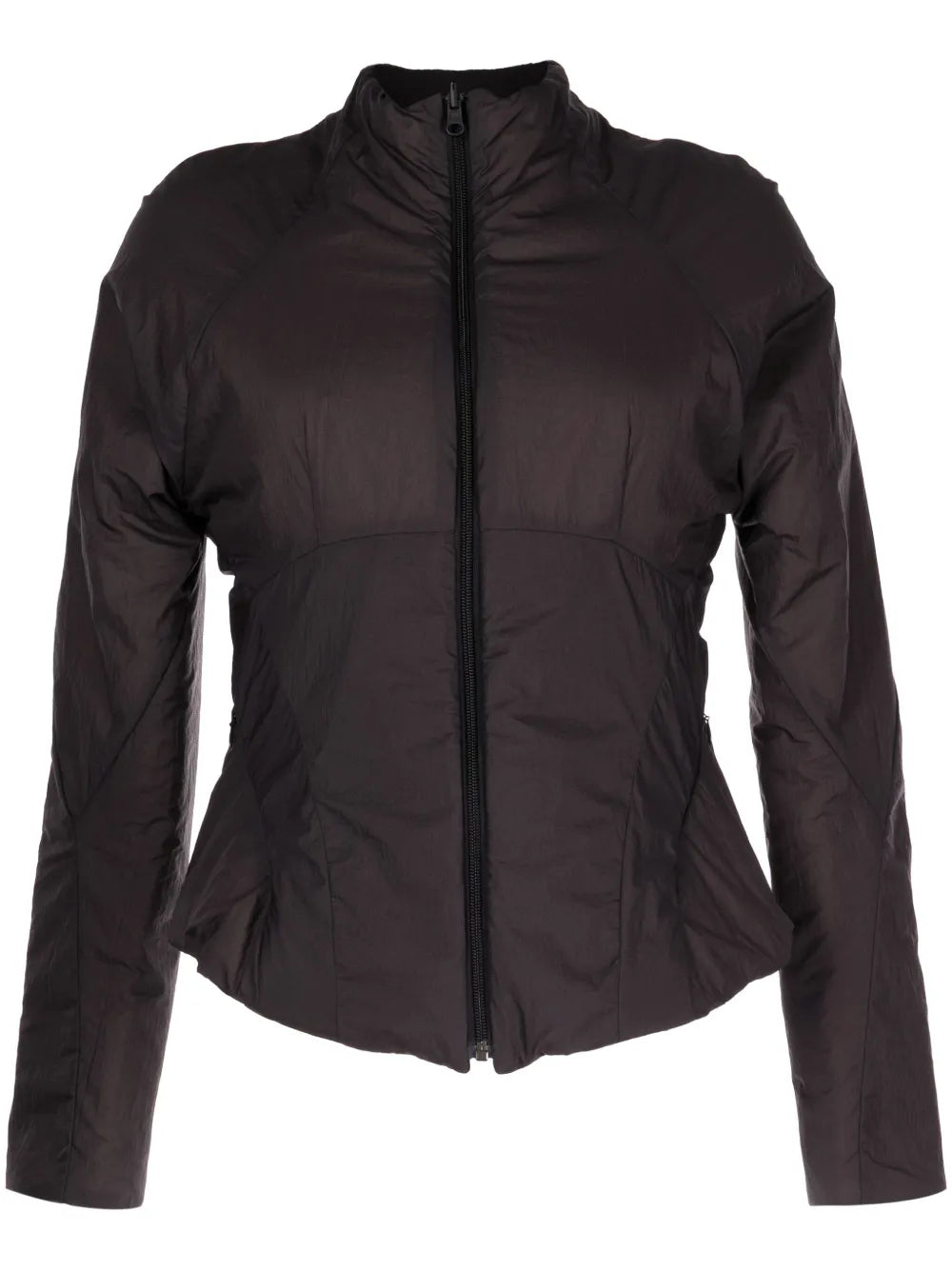 High-Neck Zip-Up Jacket
