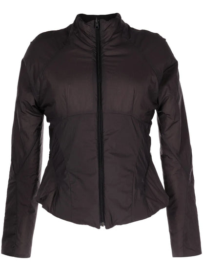 High-Neck Zip-Up Jacket