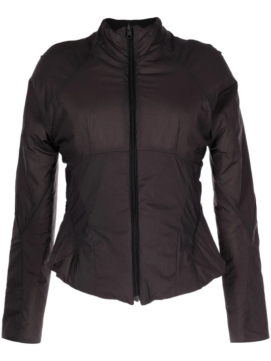 High-Neck Zip-Up Jacket