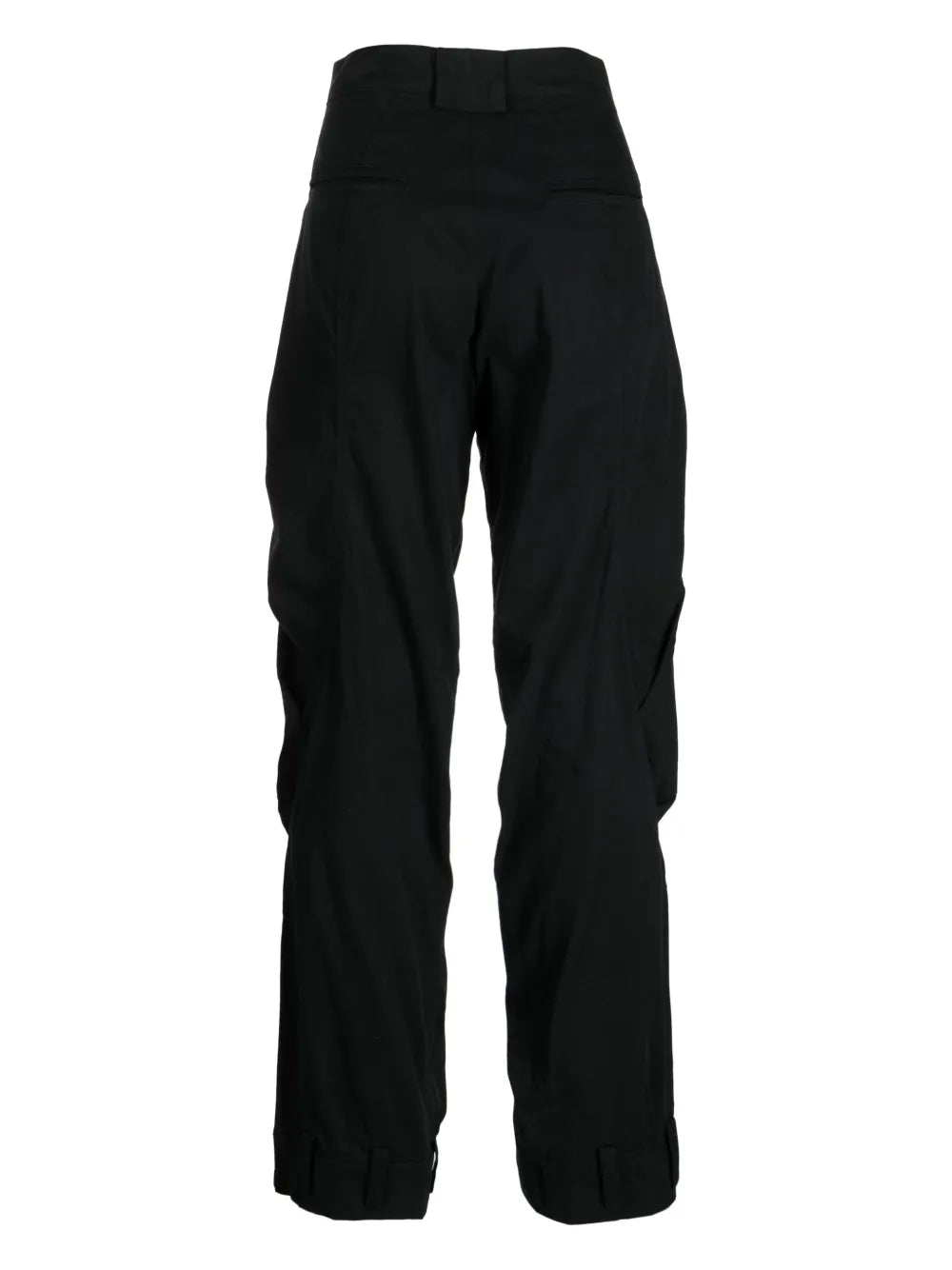 Button-Up Cotton-Blend Trousers