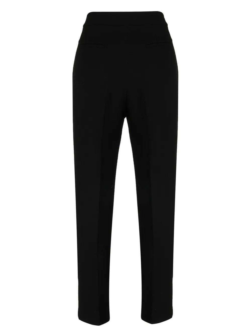 High-Waisted Wool Trousers