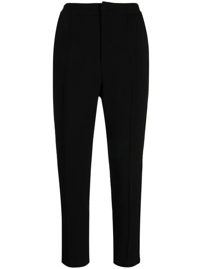 High-Waisted Wool Trousers