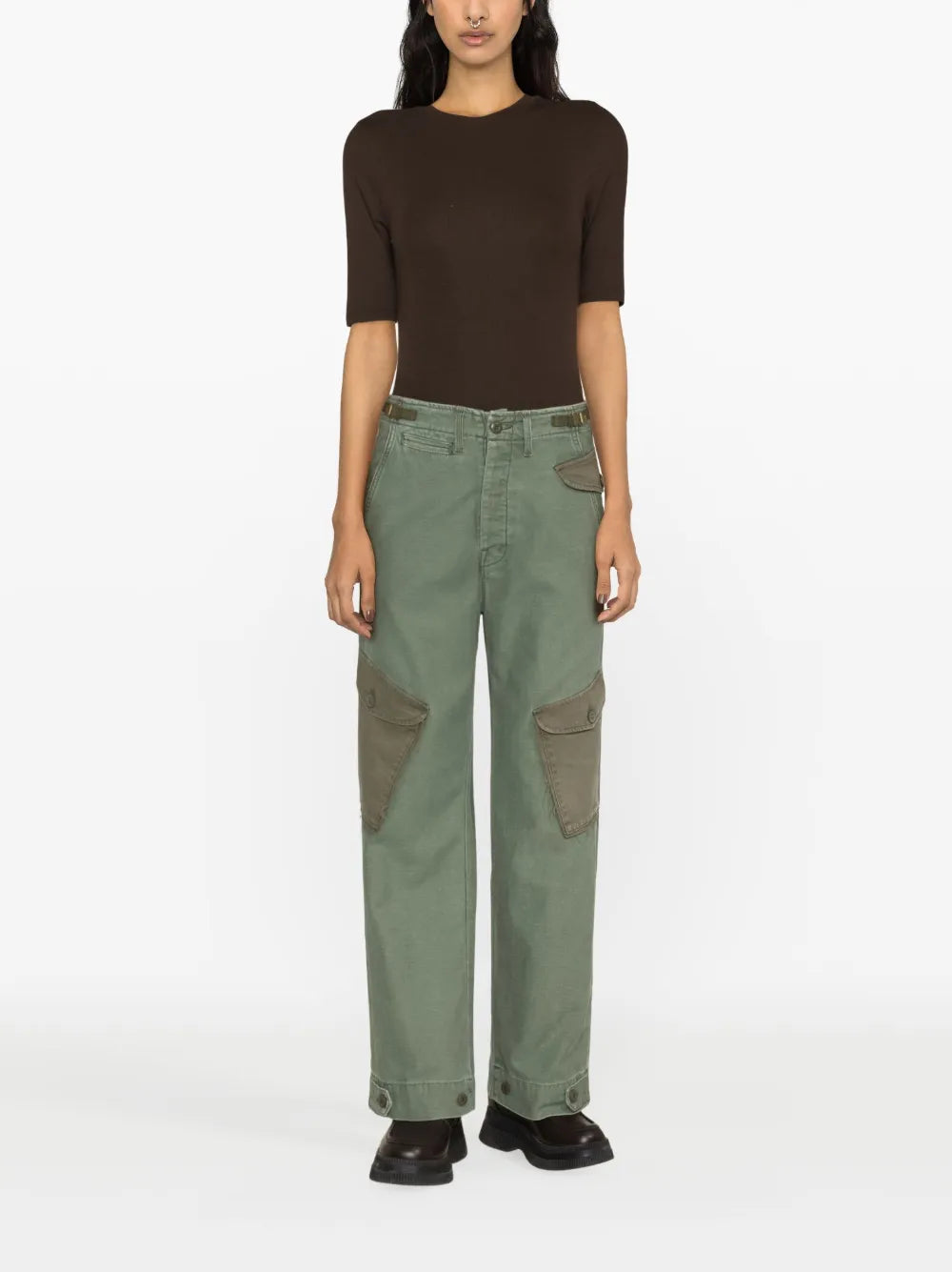 The G.I. Jane Greaser Nerdy Straight-Leg Trousers