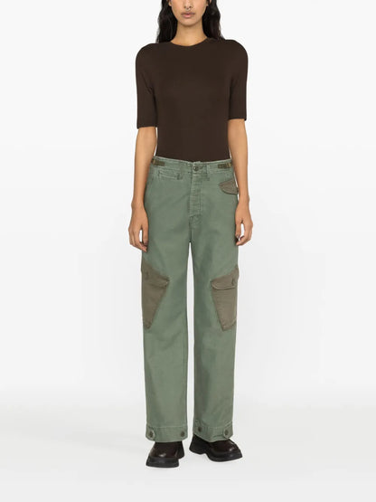 The G.I. Jane Greaser Nerdy Straight-Leg Trousers