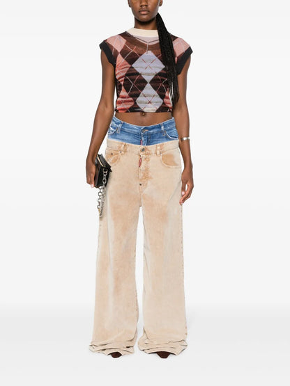 Twin Pack Layered Jeans